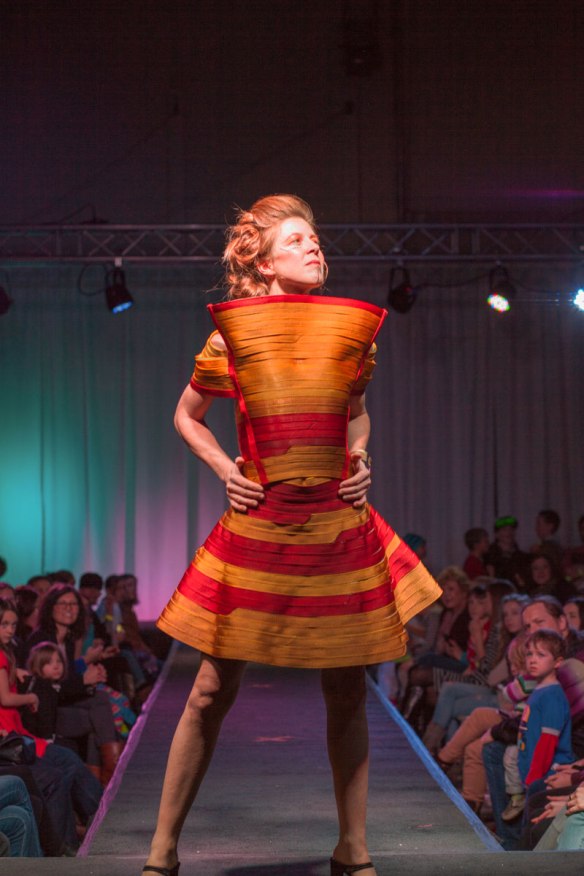 Designer:  Karen Holm Materials:  Climbing webbing remnants