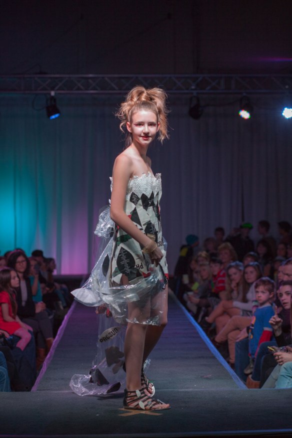 Designer: Genna Callicott Materials: A collection of bags from some of her favorite stores  