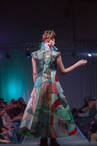 Designer:  Paula Bullwinkle Materials.  7 old oil paintings