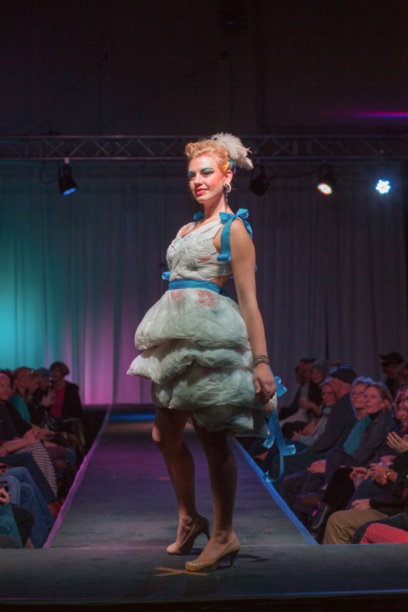 Designer:  N. Spekktor  Materials:  Plastic grocery bags