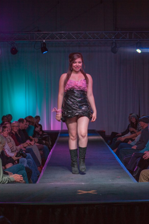 Designer: Yolanda Savellano Materials: Plastic bags