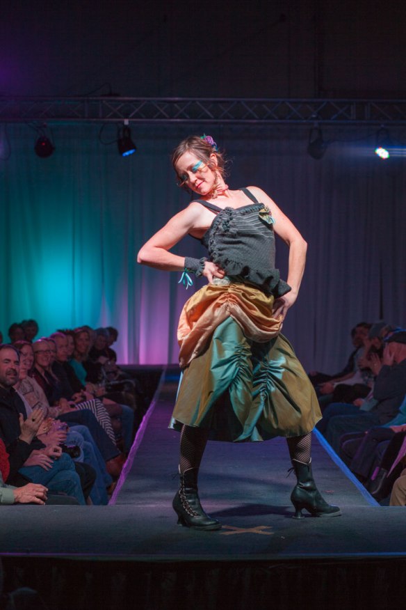 Designer:  Mayra Stearns Materials: refurbished natural & organic fibers 