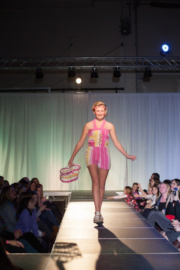 '40s Fantasy Designer: Sydney Scott Materials: Old Beach Towel