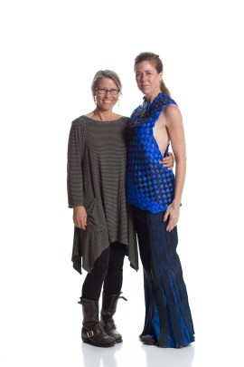 Corporate Meeting on the Rocks Designer: Karen Holm Model: Leah Williamson Materials: Climbing Webbing scrap ends